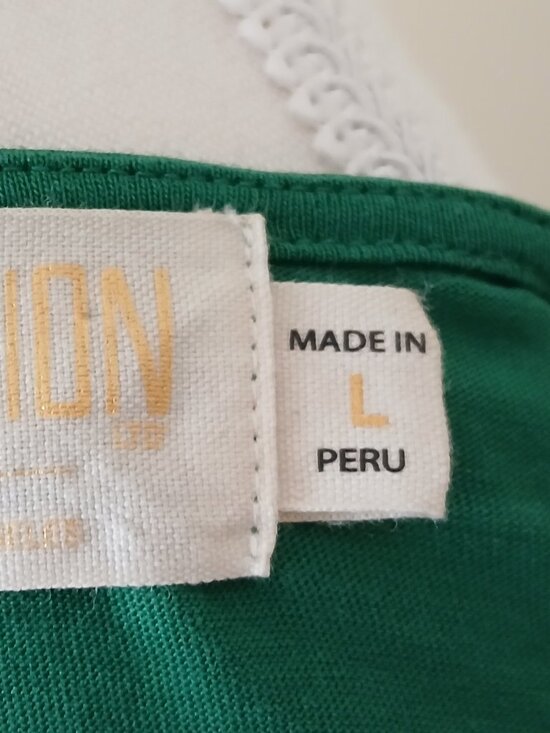 Nation Ltd Charlene Top In Verdant Green Size Large - Picture 8 of 9